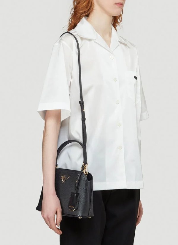 Matinee Micro Shoulder Bag in Black
