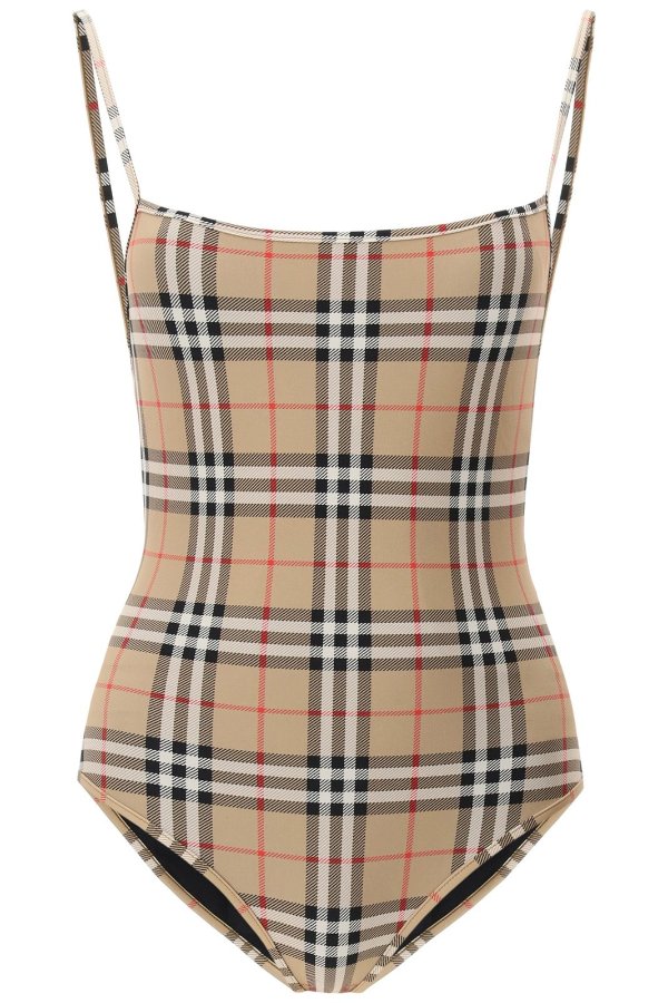 Vintage Check One-Piece Swimsuit