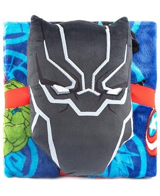 CLOSEOUT! Avengers Black Panther 2-Pc. Pillow & Blanket Nogginz Set
