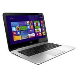 惠普 HP ENVY TouchSmart 14-k112nr 14英寸 3200 x 1800 128GB SSD i5-4200U 触摸屏超级笔记本电脑