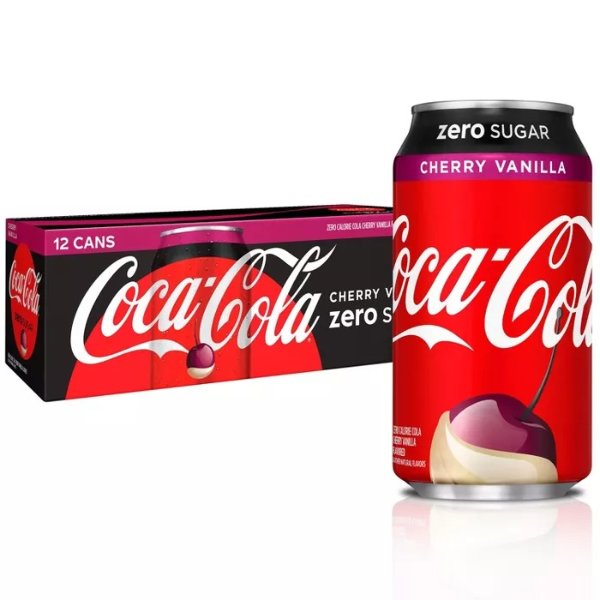 Cherry Vanilla Zero - 12pk/12 fl oz Cans