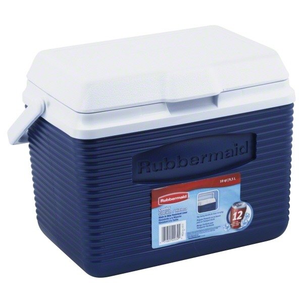 10 Quart Modern Blue Personal Cooler