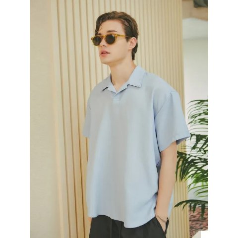 Fake Linen Polo Shirts (6 Color)