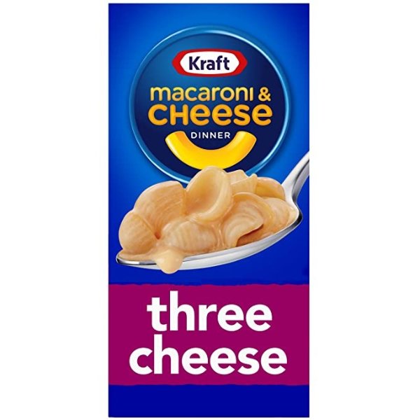 Three Cheese Macaroni and Cheese Meal (7.25 oz Boxes, Pack of 12)