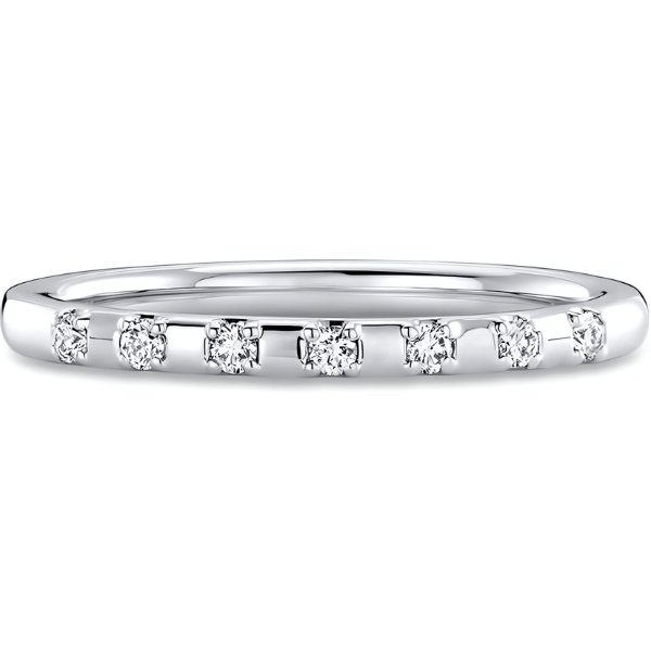 Women's Calla Diamond Wedding RingSKU: S134-4-WR-H-WD14kt White Gold