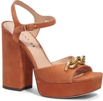 Nicolette Ankle Strap Platform Sandal (Women)