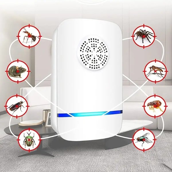 Ultrasonic Insect Repellent Indoor Electronic Insect Repellent Applicable To Mosquitoes Mice Cockroaches Spiders And Insects | Shop The Latest Trends | Temu