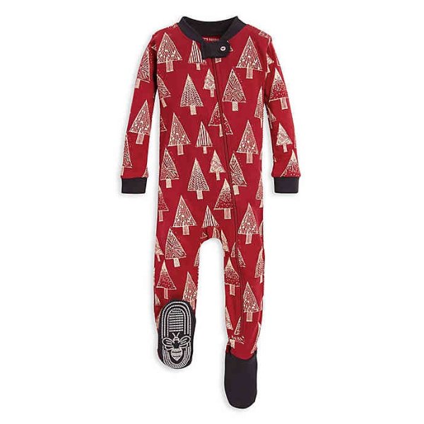 ® Festive Forest Organic Cotton Sleeper in Red/Ivory