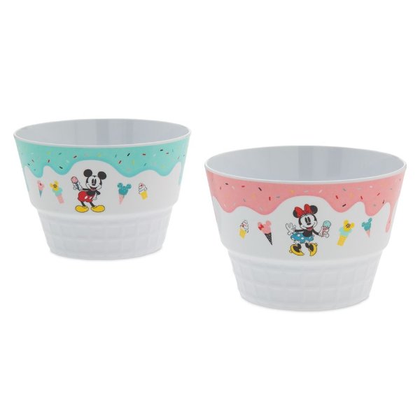 Mickey and Minnie Mouse Bowl Set – Disney Eats | shopDisney