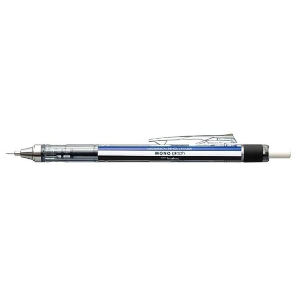 Mono Graph 摇摇蓝白条纹自动铅笔