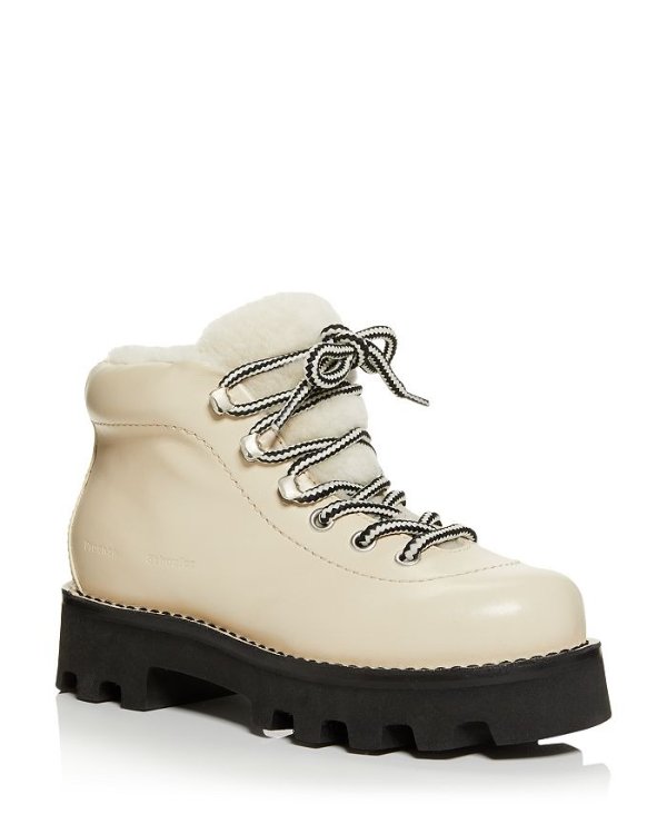 Women's Shearling Lined Hiking Boots