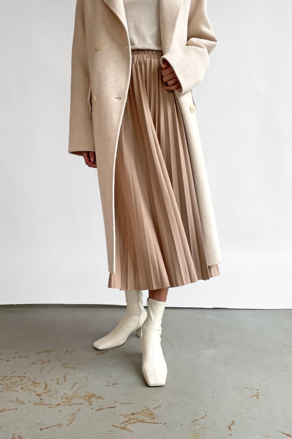 MIDI PLEATED SKIRT $48 Extra 30% off - discount applied at checkout SK-8783-W Beige;Black;Cream SK-8783-W $48.00