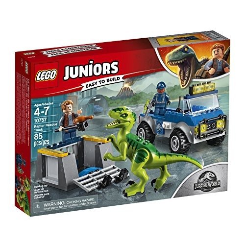 Juniors/4+ Jurassic World Raptor Rescue Truck 10757 Building Kit (85 Piece)