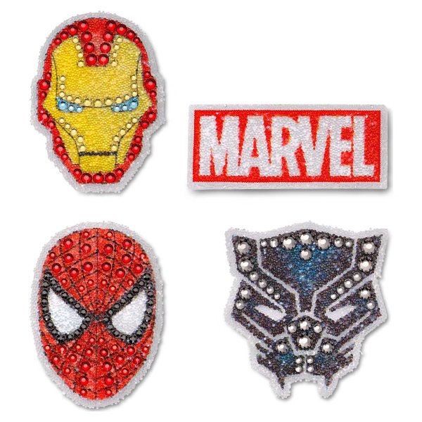Marvel removable stickers Set (4), Multicolored