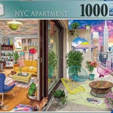 纽约公寓风景拼图