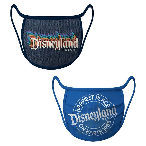 Disneyland 主题布口罩2个，儿童到成人码全