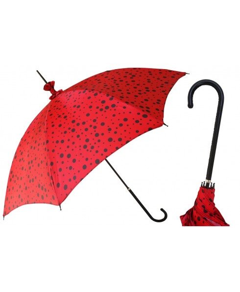 红黑色雨伞