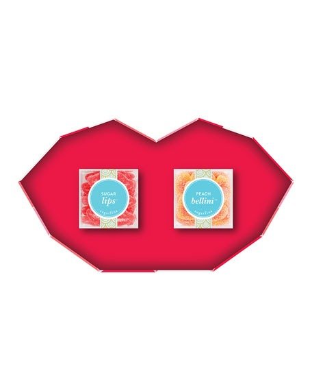 Pucker Up 2-Piece Candy Bento Box