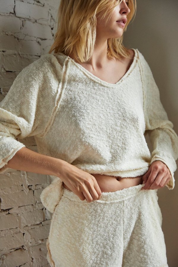 Out From Under Jada Slouchy V-Neck Sweater