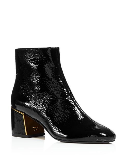 Women's Juliana Tumbled Patent Leather Booties Help us make Bloomingdales.com even betterThank you for helping!