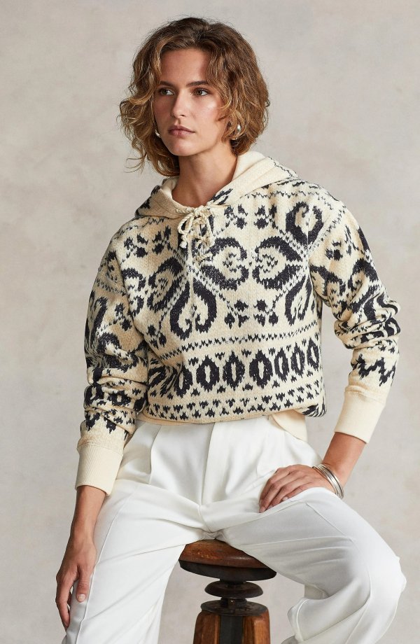 Fair Isle Hooded Sweater