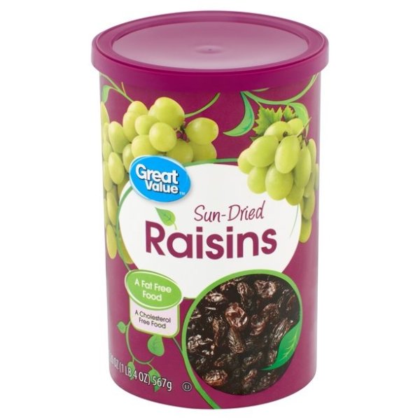 Sun-Dried Raisins, 20 oz