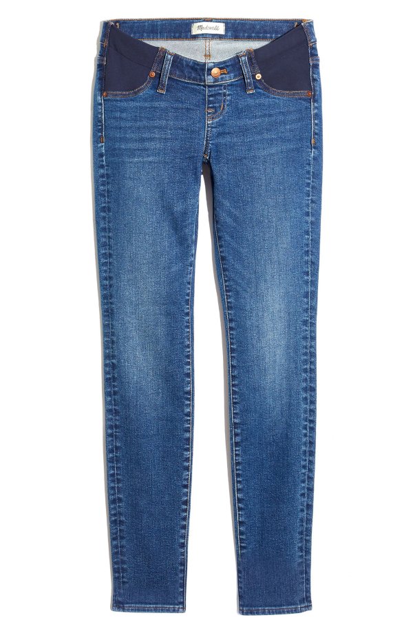 Maternity Side Panel Skinny Jeans: Adjustable Tencel® Edition