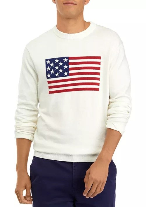 Flag Crew Neck Sweater
