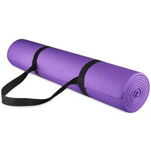 BalanceFrom 多用途家用健身瑜伽垫 1/4寸厚 多色可选