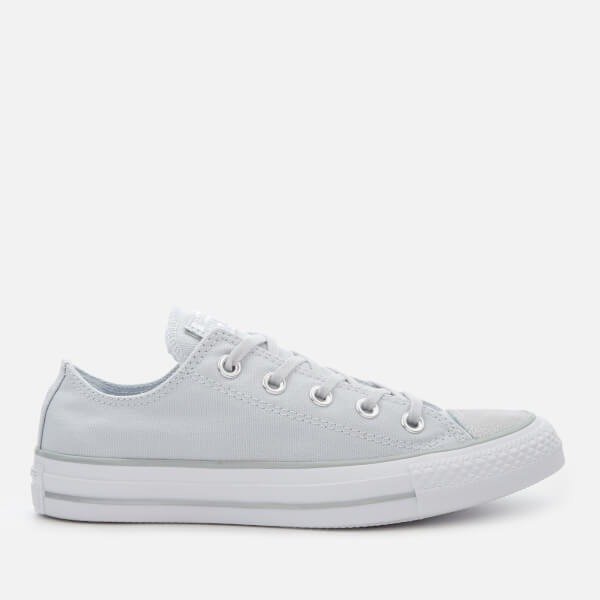 Women's Chuck Taylor All Star Ox Trainers - Pure Platinum/Silver/White