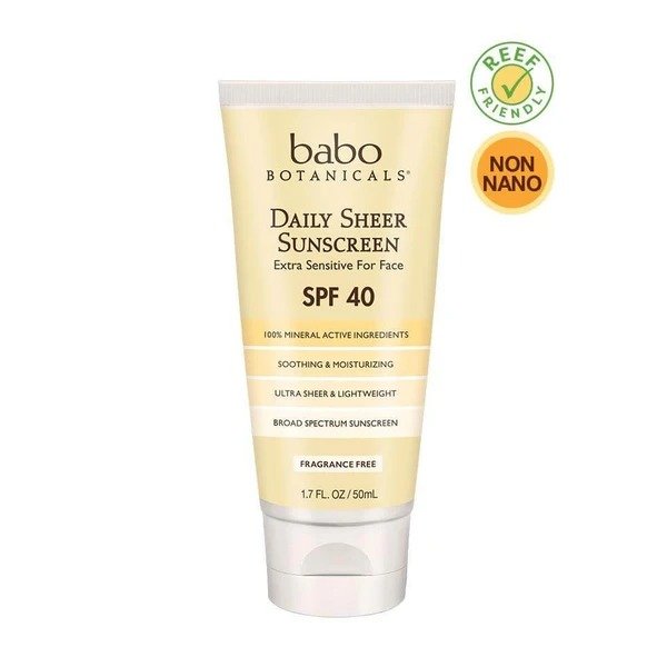 Daily Sheer Facial Sunscreen SPF 40 - Fragrance Free - 1.7 oz.