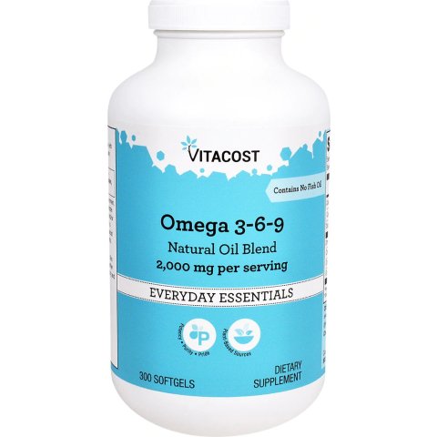 Vitacost Omega 3-6-9 Natural Oil Blend -- 2000 mg per serving- 300 Softgels