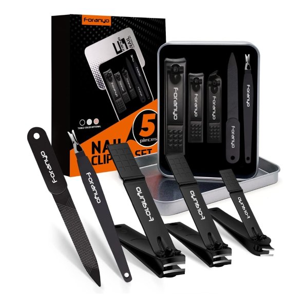Foranyo Nail Clippers 5 Pack
