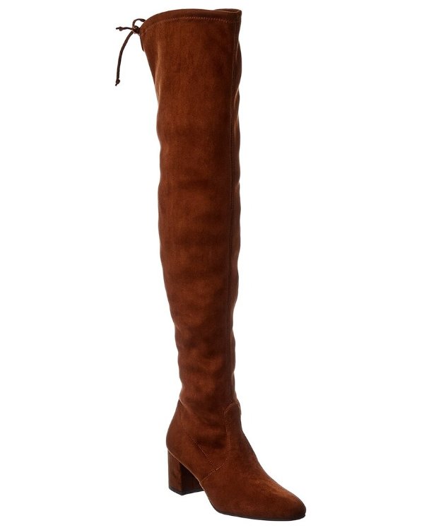 Genna 60 Suede Over-The-Knee Boot