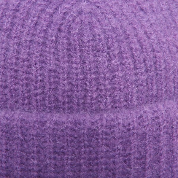 紫色毛线帽