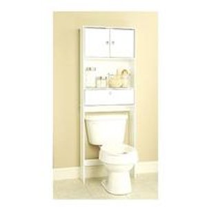 White Spacesaver with Cabinet and Drop Door