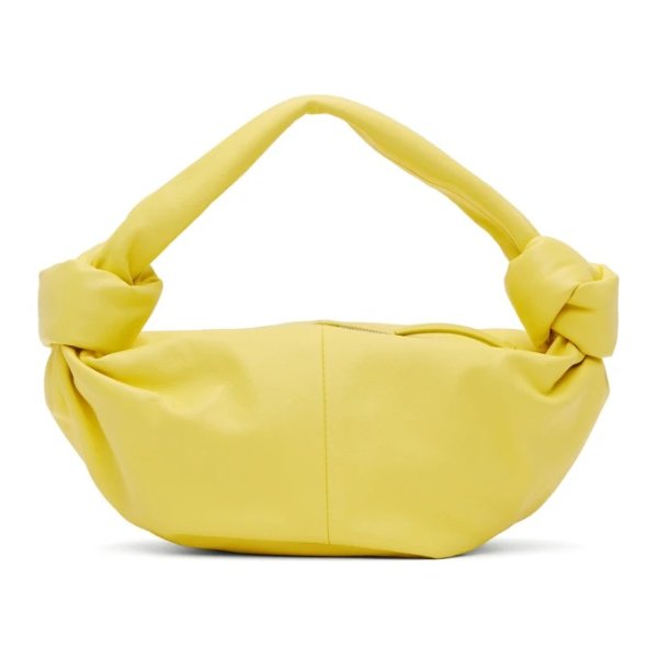 Yellow Twist Pouch Bag