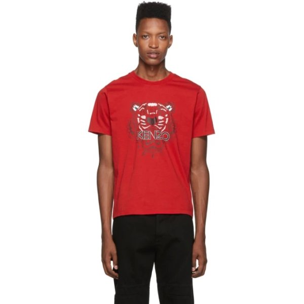 Red Classic Tiger T-Shirt