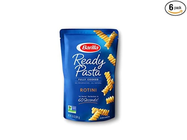 Ready Pasta, Rotini Pasta, 8.5 Ounces (Pack of 6)