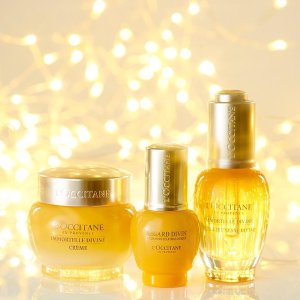 With Purchase of Immortelle Divine Radiance Duo@ L'Occitane