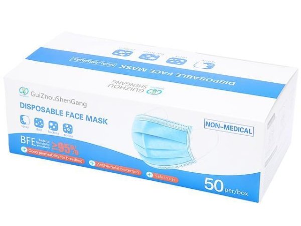 Disposable Face Mask - 50 pcs per box - Newegg.com