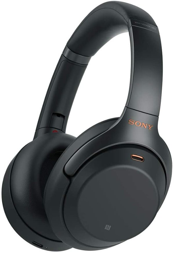 Sony WH1000XM3/B Bluetooth Noise Cancelling Wireless Over-Ear Headphones