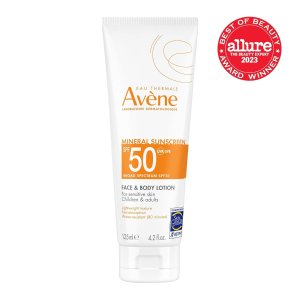Eau Thermale Avène Mineral Sunscreen Broad Spectrum SPF 50 Face and Body Lotion 4.23 fl. Oz.