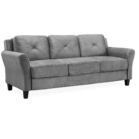 Lifestyle Solutions Harrington Sofa, Grey