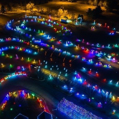 Skylands Stadium Christmas Light Show from November 15–December 30