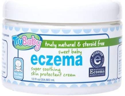 TruBaby Soothing Eczema Cream, 12 Oz. – Unscented Baby Lotion for Sensitive Skin – Extra Gentle, Truly Natural Formula – Moisturizing Eczema Body Lotion for Kids – Pediatrician, Dermatologist Tested