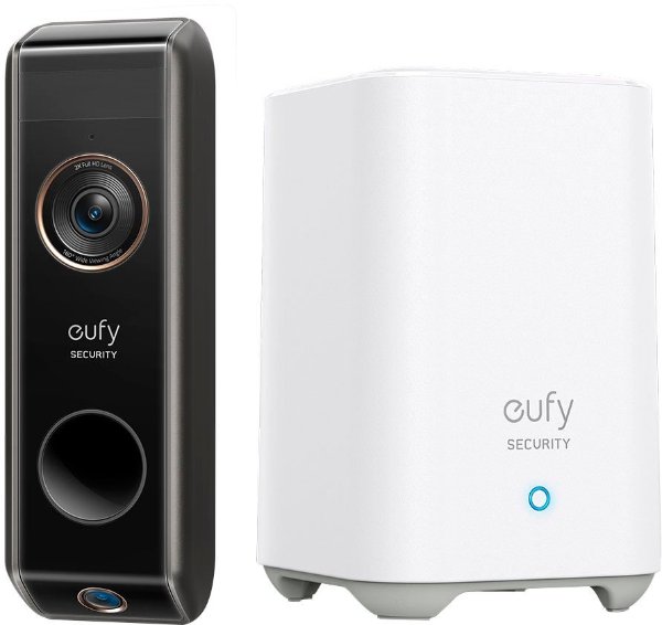 eufy Security Smart Wi-Fi Dual Cam Video Doorbell 2K
