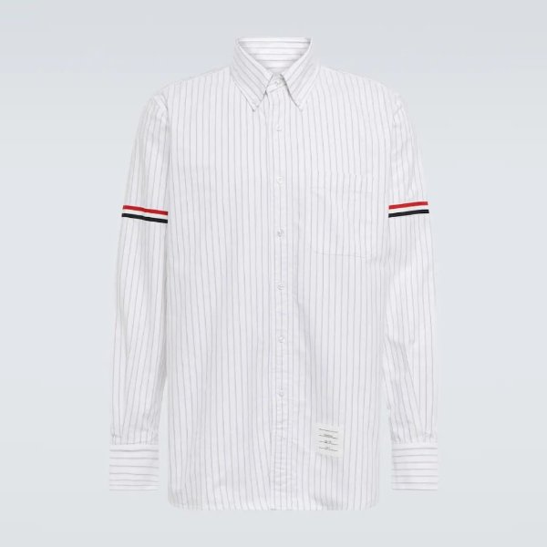 Striped cotton Oxford shirt