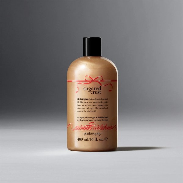 sugared crust shampoo, shower gel & bubble bath