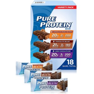 Pure Protein 营养蛋白能量棒 18条